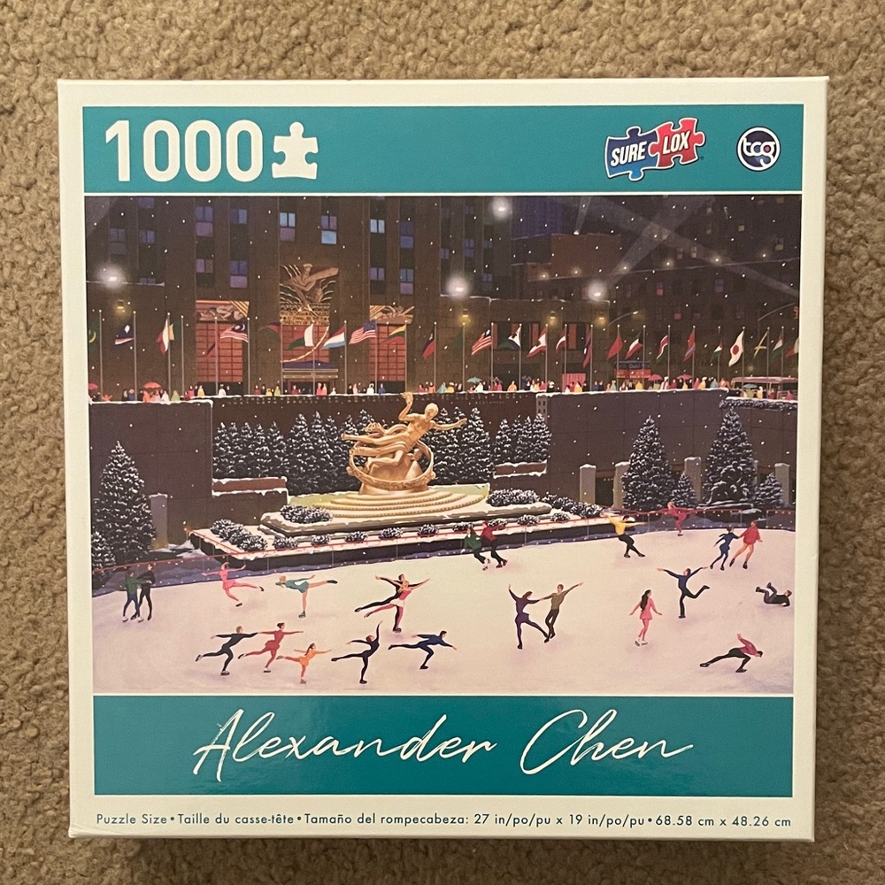 Sure-Lox 1000 Piece Puzzle “The Magic of New York in Winter”